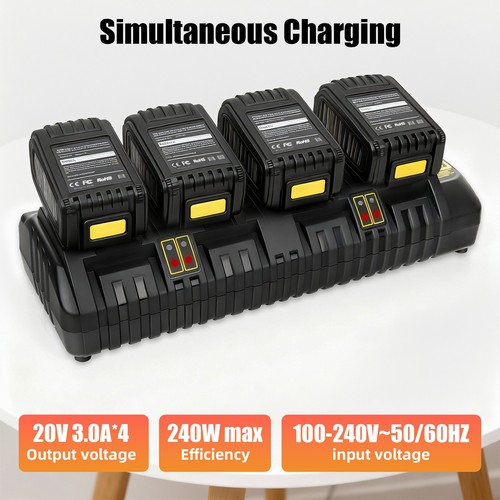 Port battery charger for - 4-port,