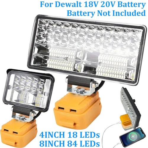 Led work light for dewalt - light, 18v