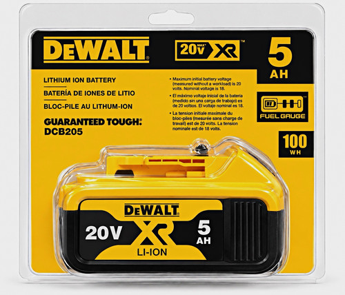 Dewalt 20v max - xr, 5ah