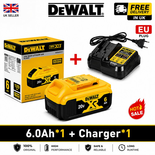 Dewalt 20v max 0ah - xr, 6.0ah