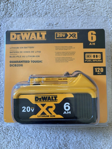 Dewalt dcb206 20v - max, 6.0ah