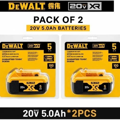 Pcs dewalt 5ah - pcs-dewalt, battery